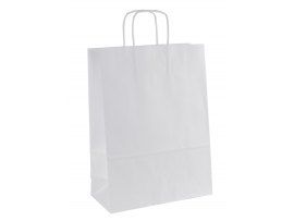 Tašky papírové kraft kroucená ucha - 240 x 110 x 330 mm Tašky papírové kraft kroucená ucha - 240 x 110 x 330 mm