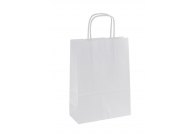 Tašky papírové kraft kroucená ucha - 180 x 80 x 240 mm Tašky papírové kraft kroucená ucha - 180 x 80 x 240 mm