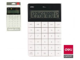 Kalkulačka DELI E1589 - displej 12 míst bílá