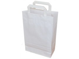 Tašky papírové kraft plochá ucha - 220 x 100 x 350 mm Tašky papírové kraft plochá ucha - 220 x 100 x 350 mm