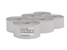 Papír toaletní PrimaSoft Jumbo šedý - průměr 190 mm
