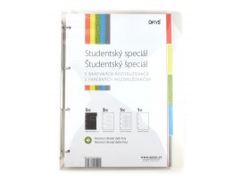 Studentský speciál - A4 / blok 5 x 20 linkovaných listů