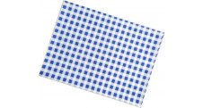 Ubrus PVC - 65 x 50 cm / modré káro