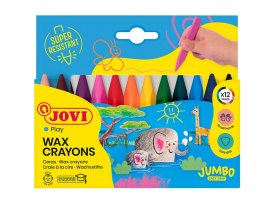 Voskové pastelky JOVI trojhranné - 12 ks