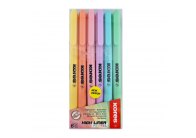 Zvýrazňovač Kores High Liner Pastel / sada 6 ks Zvýrazňovač Kores High Liner Pastel / sada 6 ks