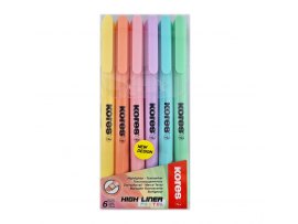 Zvýrazňovač Kores High Liner Pastel / sada 6 ks Zvýrazňovač Kores High Liner Pastel / sada 6 ks
