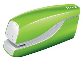 Kancelářský sešívač Leitz WOW elektrický 5566 / zelená - 10 listů