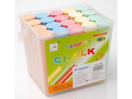 Křídy na chodník JUMBO - 20 ks / kyblík