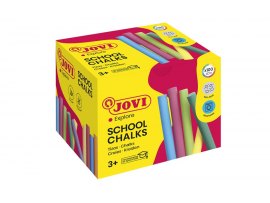 Křídy JOVI školní kulaté neprašné - barevné / 100 ks