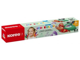 Prstové barvy Kores Dedi Kolor - 6+1 / kelímek 30 ml