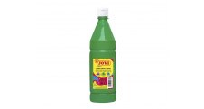 Tekuté temperové barvy JOVI v lahvi - 1000 ml / zelená
