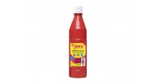 Tekuté temperové barvy JOVI v lahvi - 500 ml / červená