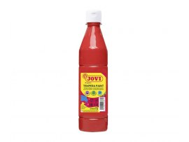 Tekuté temperové barvy JOVI PREMIUM v lahvi - 500 ml / červená