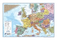 Pracovní podložky dekorované - jednostranná / mapa Evropa