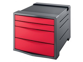 Zásuvkový box Vivida - červená