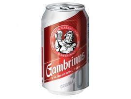 Gambrinus Originál v plechovce 10% / 0,33 l