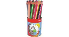 Pastelky STABILO® Trio silná / 38 ks / Kovová dóza