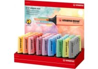Zvýrazňovač STABILO® BOSS ORIGINAL Pastel / 45 ks Display