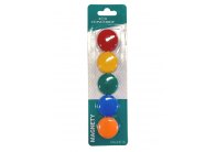 Magnety CONCORDE - průměr 35 mm / barevný mix / 5 ks