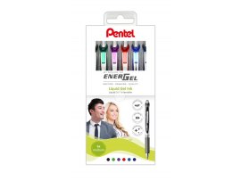Roller Pentel EnerGel BL77 - sada 6 ks Roller Pentel EnerGel BL77 - sada 6 ks
