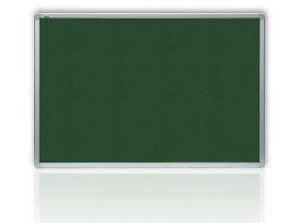 Tabule filcová v hliníkovém rámu - 100 x 150 cm / zelená Tabule filcová v hliníkovém rámu - 100 x 150 cm / zelená