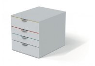 Zásuvkový box VARICOLOR® MIX - 4 zásuvky / bílá