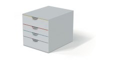 Zásuvkový box VARICOLOR® MIX - 4 zásuvky / bílá