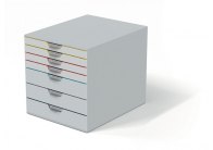 Zásuvkový box VARICOLOR® MIX - 7 zásuvek / bílá