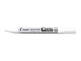 Popisovač Pilot Super Color - bílá / M / 2 mm Popisovač Pilot Super Color - bílá / M / 2 mm