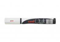 Popisovač křídový UNI Chalk Marker PWE-5M - bílá Popisovač křídový UNI Chalk Marker PWE-5M - bílá