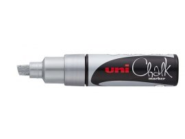 Popisovač křídový UNI Chalk Marker PWE-8K / stříbrná Popisovač křídový UNI Chalk Marker PWE-8K / stříbrná