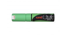 Popisovač křídový UNI Chalk Marker PWE-8K / fluo zelená