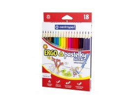 Pastelky Centropen ERGO - 18 barev Pastelky Centropen ERGO - 18 barev