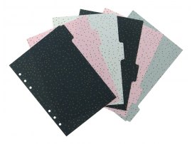 Rozřazovač Filofax Confetti - A5 / 6 záložek Rozřazovač Filofax Confetti - A5 / 6 záložek