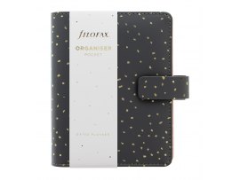Diář Filofax Confetti - kapesní / Charcoal Diář Filofax Confetti - kapesní / Charcoal