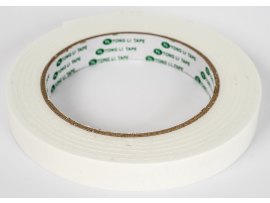 Lepicí páska oboustranná  - 15 mm x 2,2 m / bílá pěnová