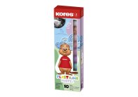 Plastelína Kores - 10 pastelových barev / 200 g