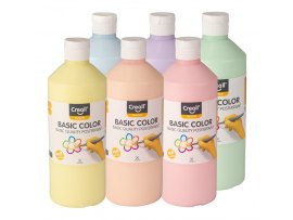 Temperové barvy v lahvi - pastelové barvy / 6 x 500ml