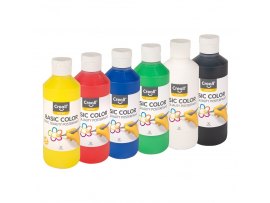 Temperové barvy v lahvi - 6 x 250 ml