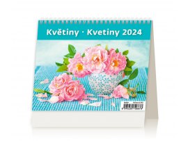 Kalendář stolní MINI Květiny / SM07