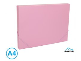 Box na spisy s gumou A4 - pastelová fialová Box na spisy s gumou A4 - pastelová fialová