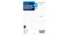 Náhradní vložka do diářů Filofax - kalendář A5 týdenní / 2 strany