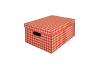 Krabice Emba úložná s víkem A3 /  44 x 32 x 20 cm /  červená