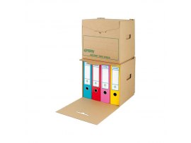 Archivační kontejner Emba sběrný / přírodní hnědá