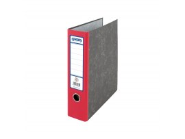Pořadač archivní Emba A4 papírový /  8 cm /  červená