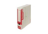 Archivní box Emba A4 - hřbet 7,5 cm / červená