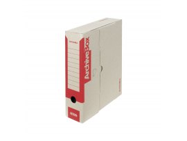 Archivní box Emba A4 hřbet 7,5 cm /  červená