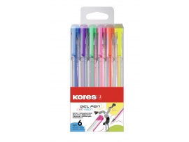 Kuličkové pero Kores K11-Pen NEON - sada 6 ks Kuličkové pero Kores K11-Pen NEON - sada 6 ks