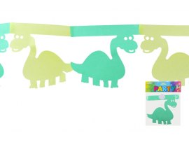 Girlanda papírová - dinosaurus / 3 m Girlanda papírová - dinosaurus / 3 m