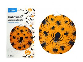 Lampion kulatý 25cm - pavouk Lampion kulatý 25cm - pavouk